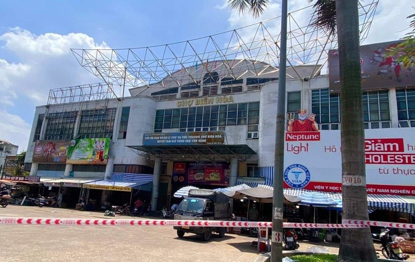 Chợ Biên Hòa (TP Biên Hòa, tỉnh Đồng Nai) tạm ngưng hoạt động từ ngày 10/7.