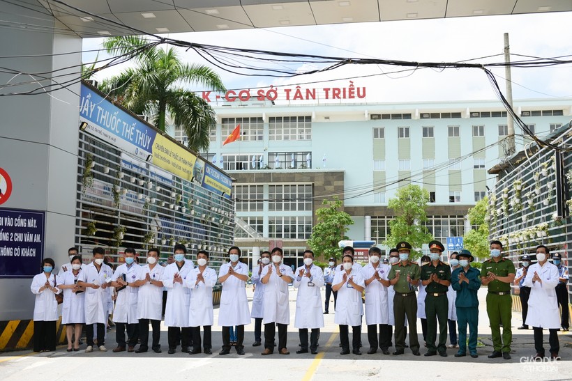 13h ngày hôm nay 14/6, Bệnh viện K, cơ sở Tân Triều chính thức kết thúc thời gian cách ly y tế.