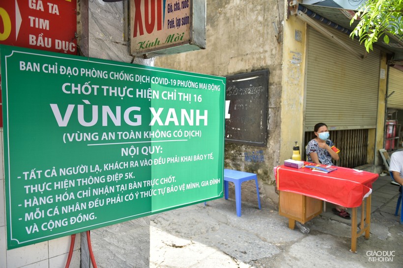 " Vùng xanh" đầu tiên tại Hà Nội được thiết lập tại phường Mai Động.