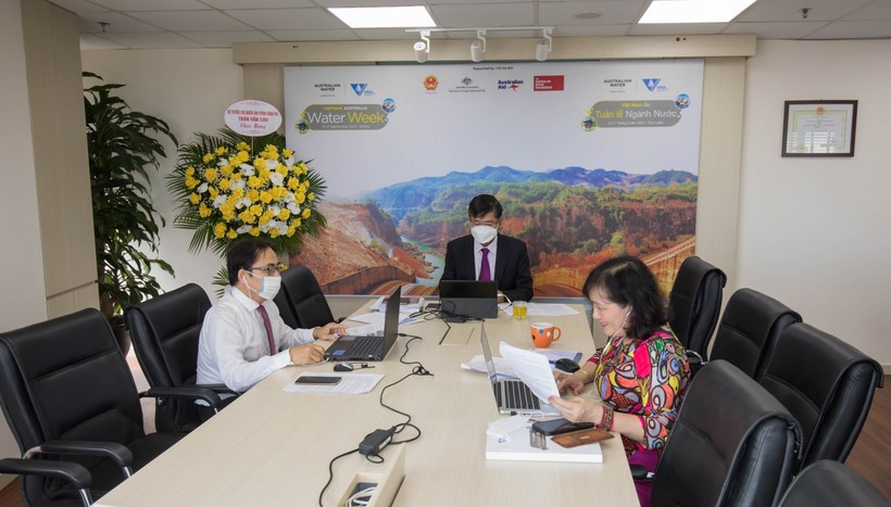 Lãnh đạo Hội Cấp thoát nước Việt Nam tham dự sự kiện Tuần lễ ngành nước Việt Nam – Úc 2021.