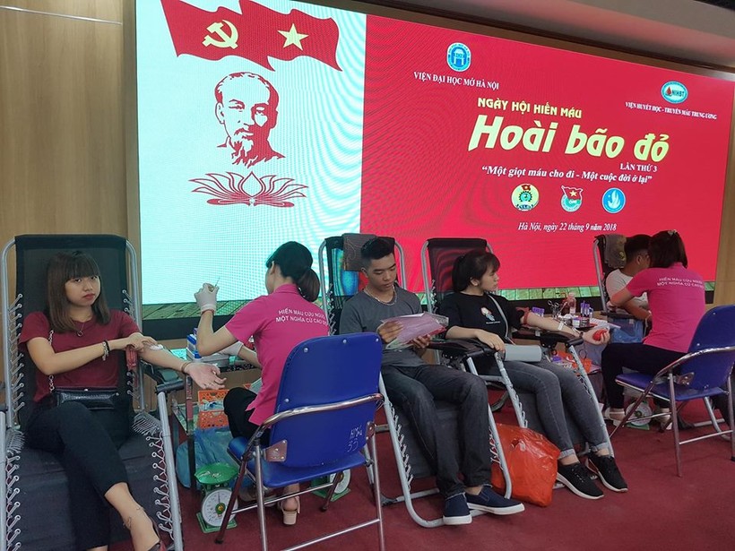 Ngày hội Hoài bão đỏ lần thứ 3 tại Viện Đại học Mở Hà Nội