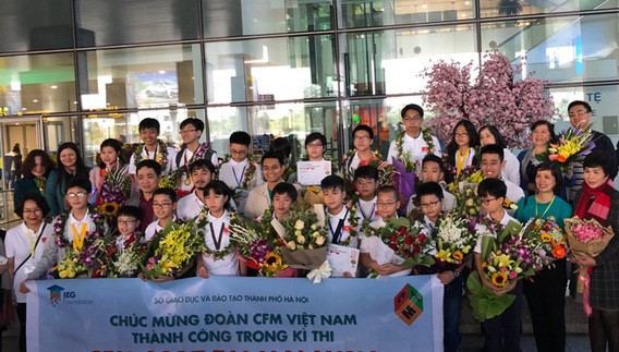 Học sinh VIệt Nam tự tin dự kỳ thi Thử thách nhà Toán học tương lai 