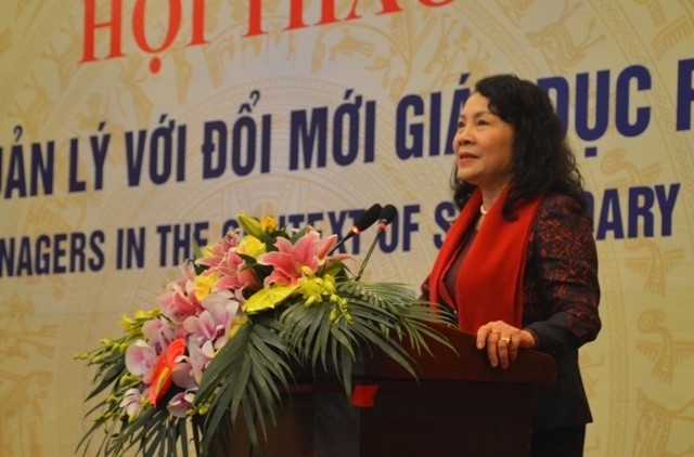 Thứ trưởng Nguyễn Thị Nghĩa phát biểu chỉ đạo