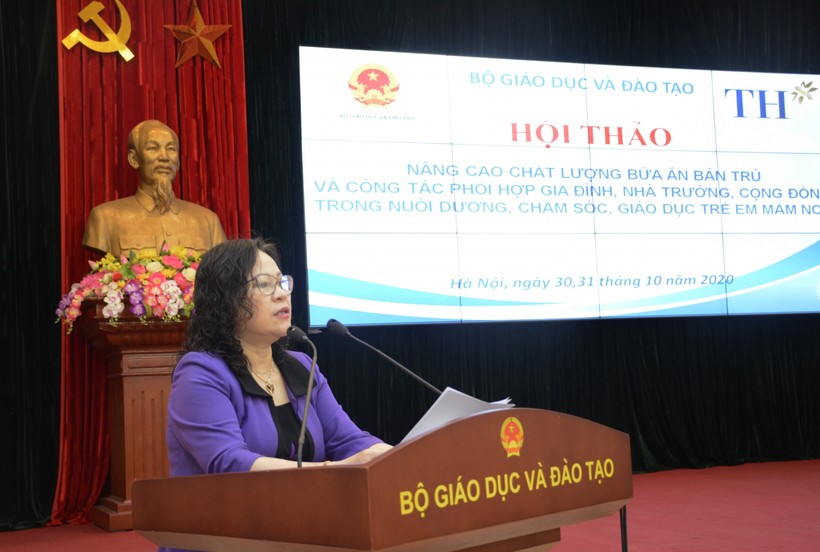 Thứ trưởng Ngô Thị Minh phát biểu chỉ đạo Hội nghị