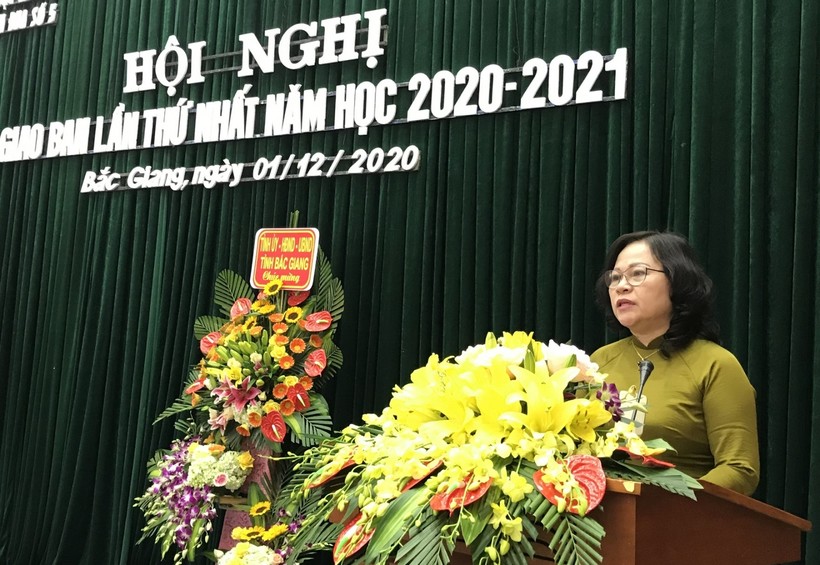 Thứ trưởng Ngô Thị Minh phát biểu kết luận Hội nghị.