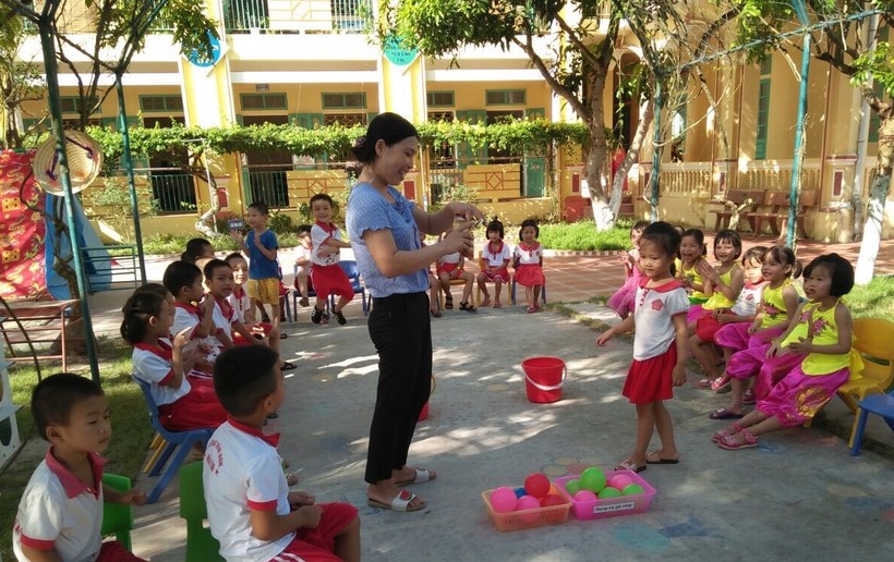Trường MN Hải Tân, điểm sáng xây dựng trường MN lấy trẻ làm trung tâm