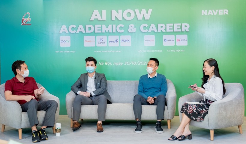 Các chuyên gia tham gia tọa đàm trong ngày hội AI NOW: ACADEMIC & CAREER.