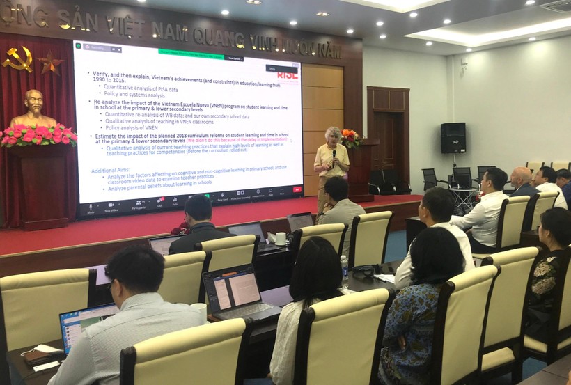 Hội thảo Tổng kết dự án “Nghiên cứu cải thiện hệ thống giáo dục Việt Nam” thu hút đông đảo các nhà khoa học tham gia