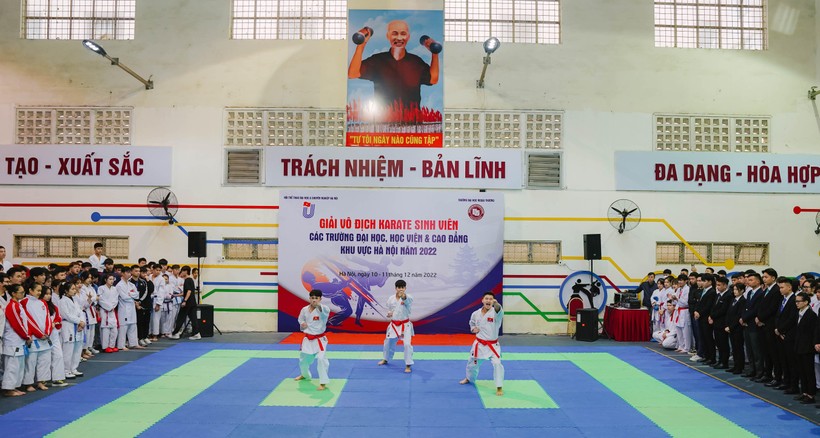 Khai mạc giải vô địch Karate sinh viên đại học, cao đẳng Hà Nội lần thứ I - 2022.