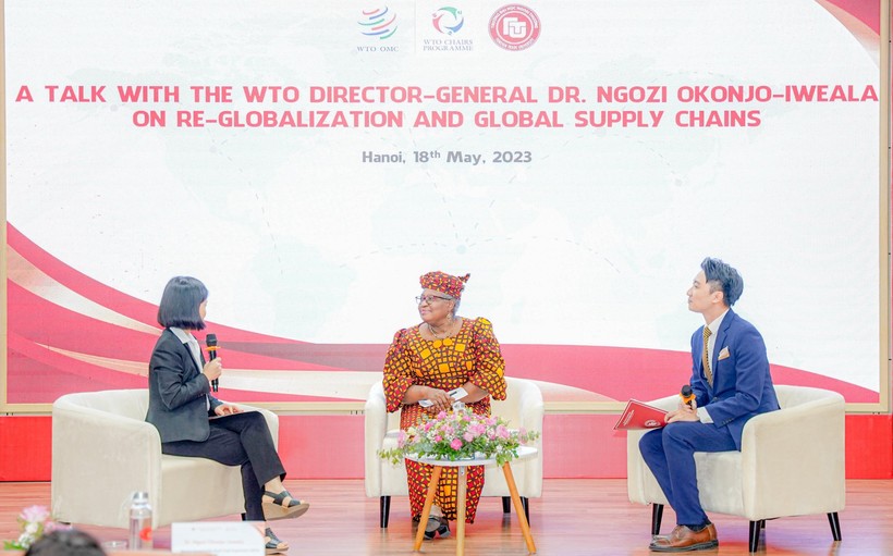 Tổng Giám đốc WTO chia sẻ về thách thức chuỗi cung ứng toàn cầu.
