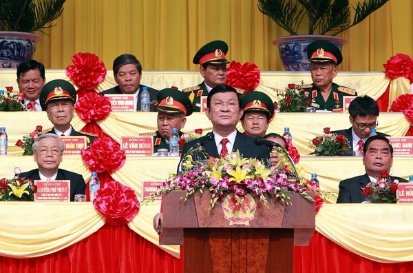 Chủ tịch nước Trương Tấn Sang đọc diễn văn tại lễ kỷ niệm