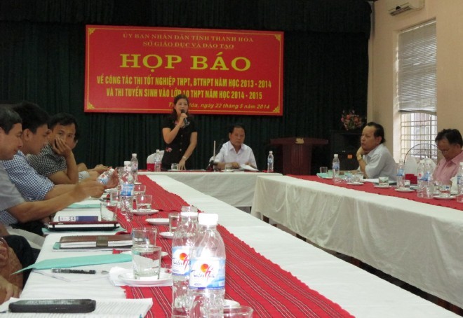 Toàn cảnh buổi họp báo. Ảnh: Nguyễn Quỳnh.