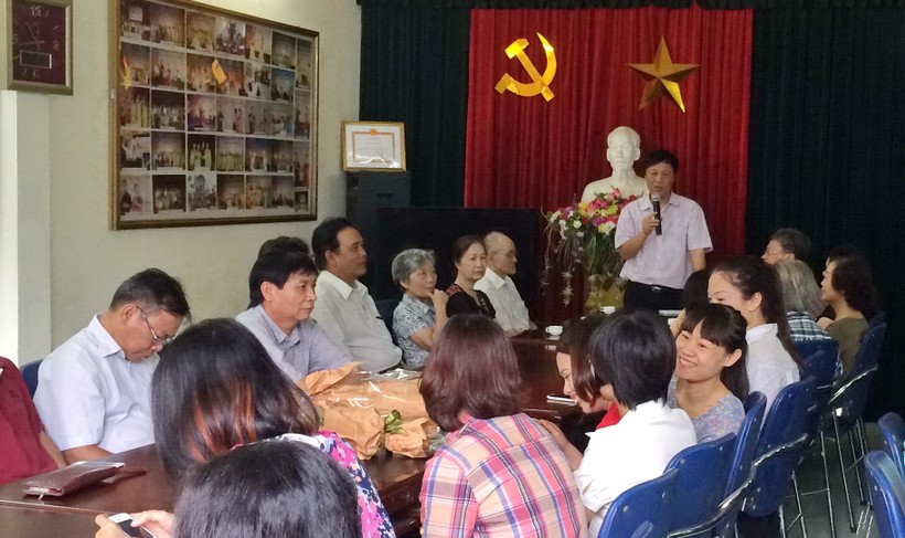 Tổng biên tập Nguyễn Ngọc Nam phát biểu tại buổi lễ
