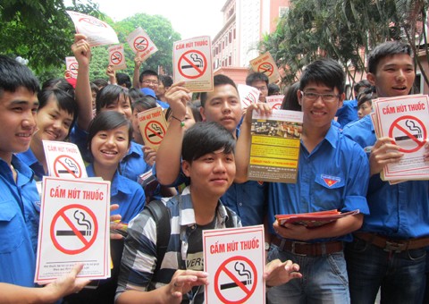 Nhân rộng phong trào xây dựng trường học không khói thuốc