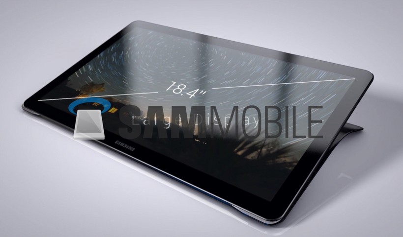 Hình ảnh rò rỉ của mẫu máy tính bảng 18,4 inch Galaxy View.