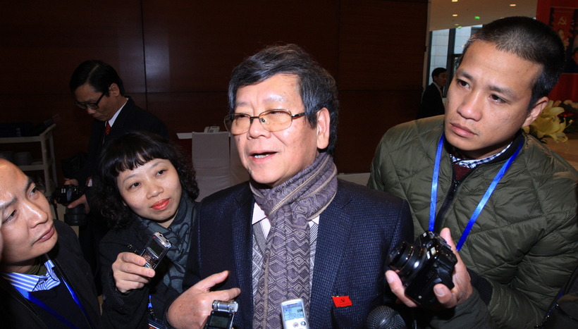 Đồng chí Vũ Ngọc Hoàng, Ủy viên Trung ương Đảng, Phó Trưởng ban Thường trực Ban Tuyên giáo Trung ương trả lời phỏng vấn báo chí (chiều 24/1)