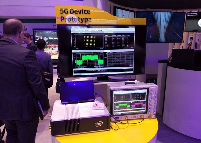 Nhà mạng Hàn Quốc trình diễn mạng 5G 20 Gbps