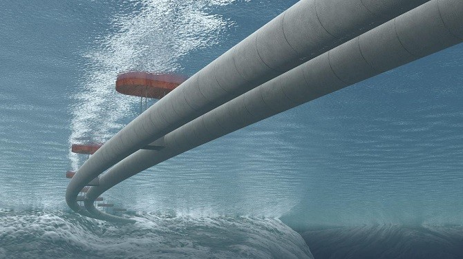 Dự án đường hầm sâu 1,2km dưới lòng biển