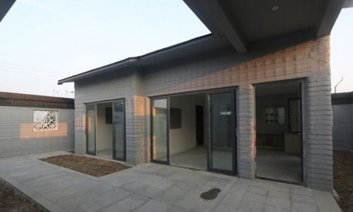 Ngôi nhà xây dựng bằng công nghệ in 3D ở tỉnh Sơn Đông, Trung Quốc