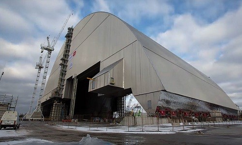 Nấm mồ thép 36.000 tấn trên nhà máy hạt nhân Chernobyl