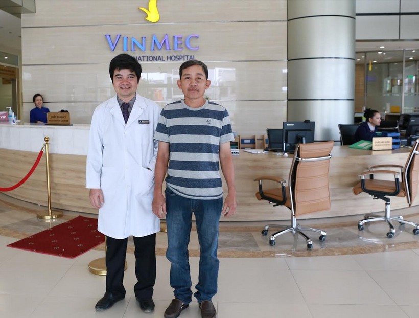 Ông Tú sau khi được Quỹ Thiện Tâm hỗ trợ chữa khỏi bệnh đã bày tỏ sự cảm ơn tới Quỹ và các bác sĩ Vinmec Nha Trang.