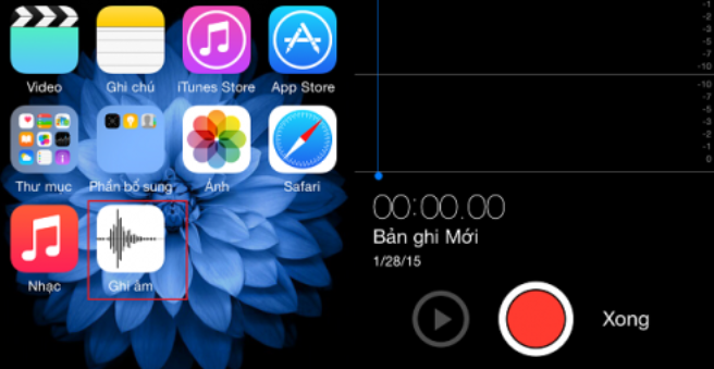 Hướng dẫn cách ghi âm trên iPhone, iPad