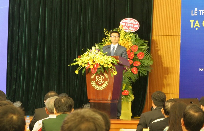Phó Thủ tướng Vũ Đức Đam phát biểu tại lễ trao giải Tạ Quang Bửu 2017