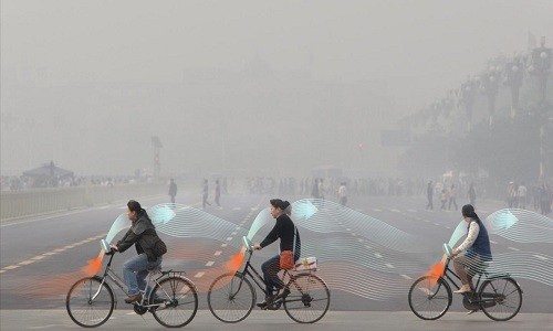 Xe đạp có khả năng ăn không khí bẩn và nhả ra không khí sạch