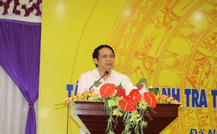 Thứ trưởng Phạm Mạnh Hùng phát biểu khai mạc tại Hội nghị tập huấn thanh tra thi THPT quốc gia 2017