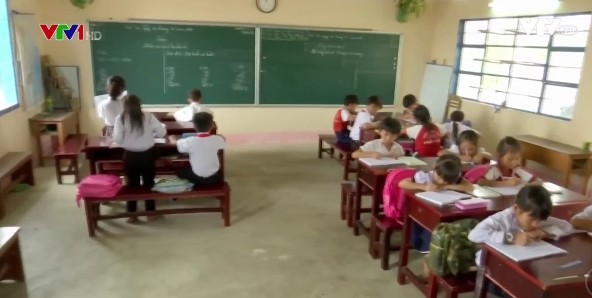 Lớp học "3 trong 1" ở vùng biên giới Kiên Giang