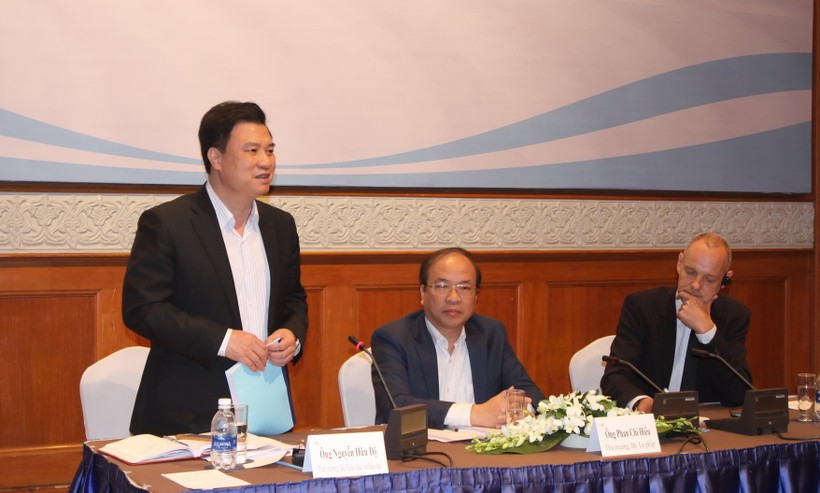 Thứ trưởng Nguyễn Hữu Độ phát biểu tại hội nghị