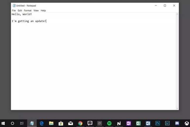Microsoft bất ngờ cập nhật cho Notepad lần đầu tiên sau nhiều năm