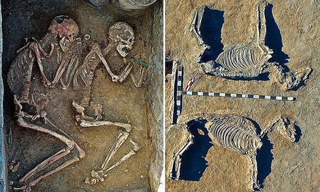 Đôi tình nhân nằm bên nhau 5.000 năm trong mộ cổ 