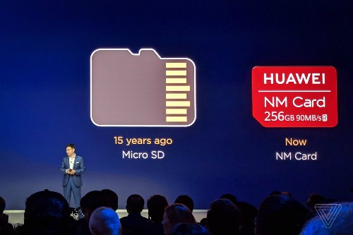 Huawei giới thiệu thẻ nhớ Nano Memory nhỏ bằng nửa thẻ microSD