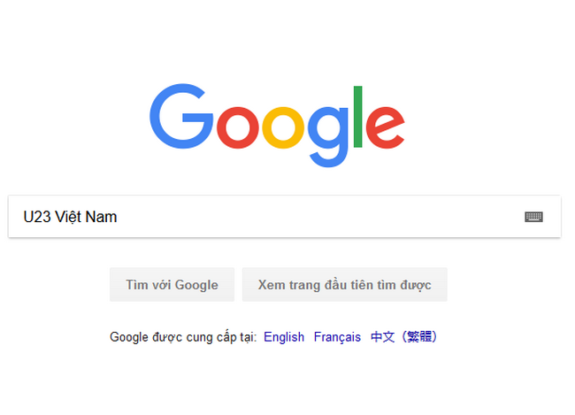 U23 Việt Nam trở thành hiện tượng trên Google