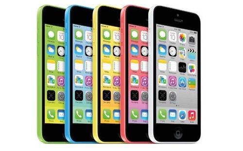 iPhone 5c nhiều màu sắc.