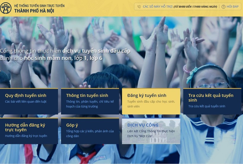 Hệ thống tuyển sinh trực tuyến của Hà Nội: Sớm khắc phục những lỗi nhỏ