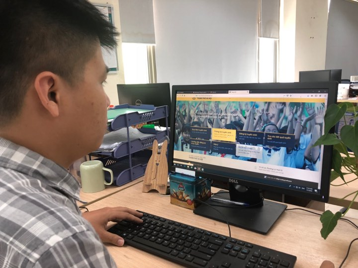 Hà Nội dẫn đầu cả nước triển khai hình thức tuyển sinh trực tuyến 