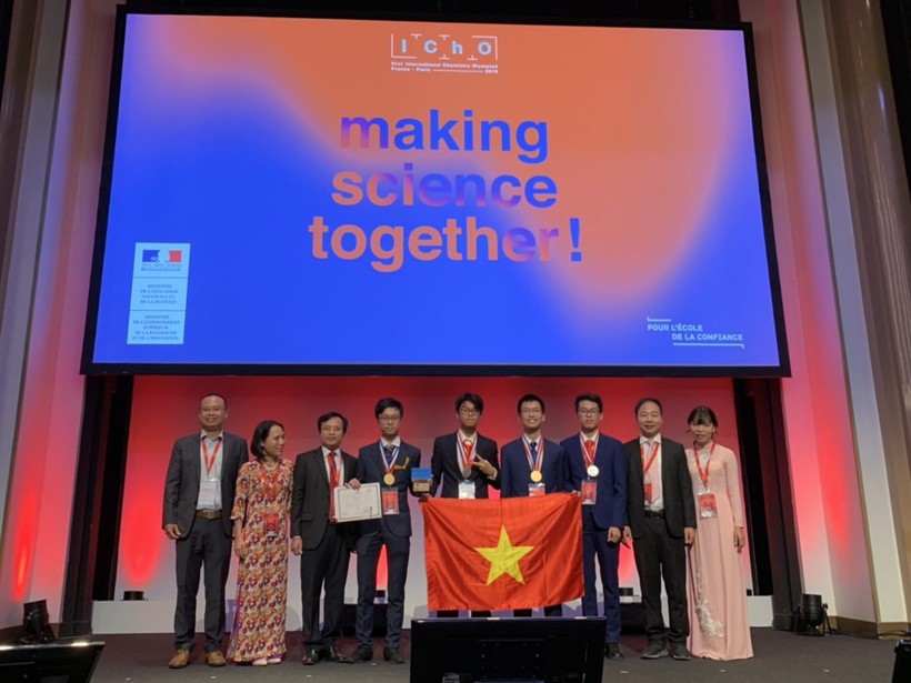 Việt Nam trong 5 đội mạnh nhất thế giới tại Olympic Hóa học quốc tế 2019