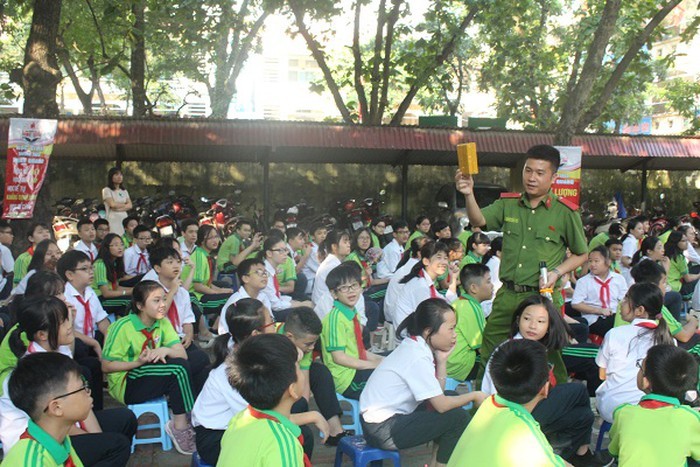 Hoạt động ngoại khóa của học sinh Trường  THCS Thịnh Quang.
