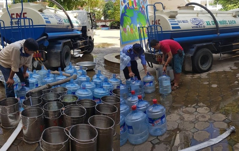 Sự cố nước Sông Đà: Trường học Hà Nội dùng nước Lavie để nấu bán trú