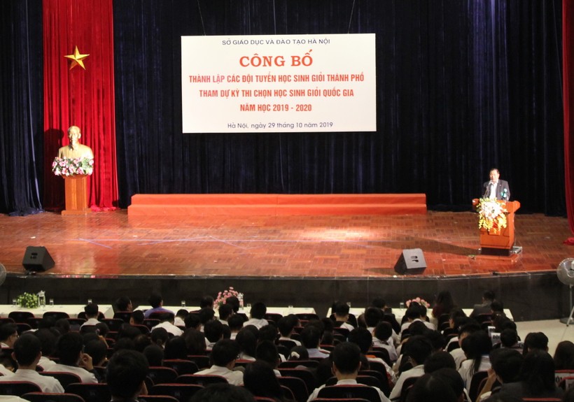 Sở GD&ĐT Hà Nội tổ chức công bố thành lập các đội tuyển học sinh giỏi thành phố 
