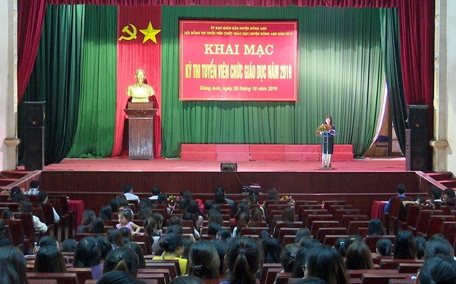 Kì thi tuyển viên chức giáo dục 2019 của Hà Nội đang nhận được sự quan tâm lớn của dư luận