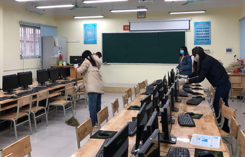 Hà Nội: Tổng vệ sinh trường lớp, sẵn sàng đón học sinh trở lại trường