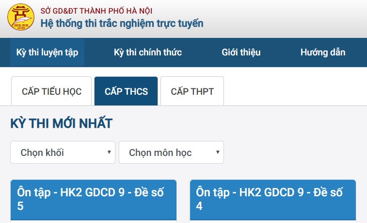Hà Nội triển khai hệ thống ôn tập trực tuyến Hanoi Study