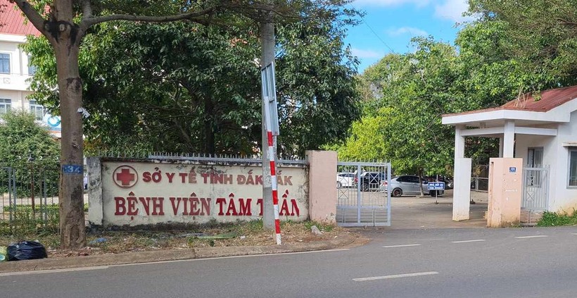 Bệnh viện Tâm thần tỉnh Đắk Lắk. (Ảnh: MC)