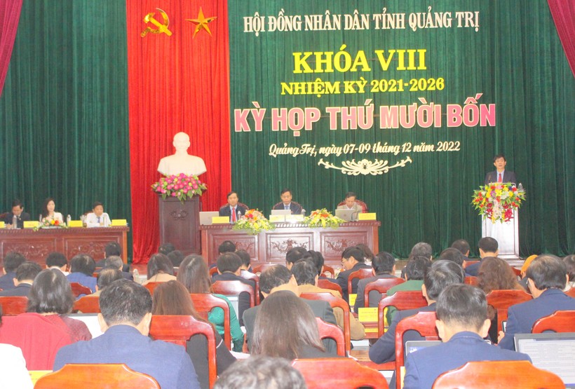 Hội đồng nhân dân (HĐND) tỉnh Quảng Trị khai mạc kỳ họp thứ 14.