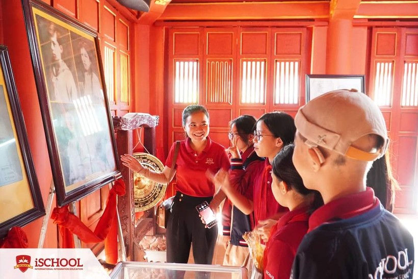 Trường HNQT iSchool Quảng Trị tăng cường dạy học sinh ngoài phạm vi nhà trường.