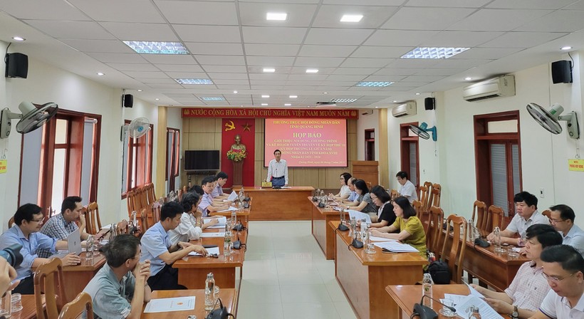 Quảng Bình tổ chức họp báo giới thiệu nội dung, chương trình kỳ họp thứ 10 HĐND tỉnh.