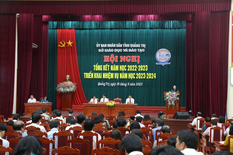 Quảng Trị tổ chức Hội nghị tổng kết năm học 2022-2023 và triển khai nhiệm vụ năm học 2023-2024.